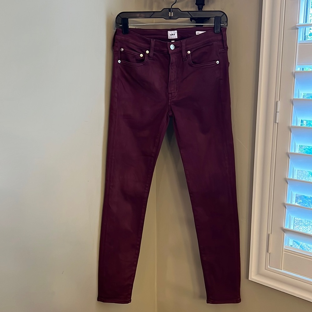 Edwin midrise Pixie red jeans size 27